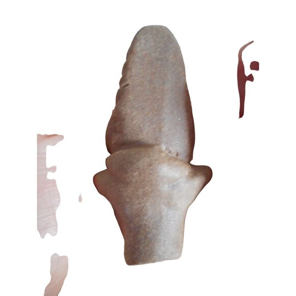 Vintage 1985 Flat Earth Pottery Duck Wick Topper Oil Lamp Vase Artist Signed - Picture 8 of 11